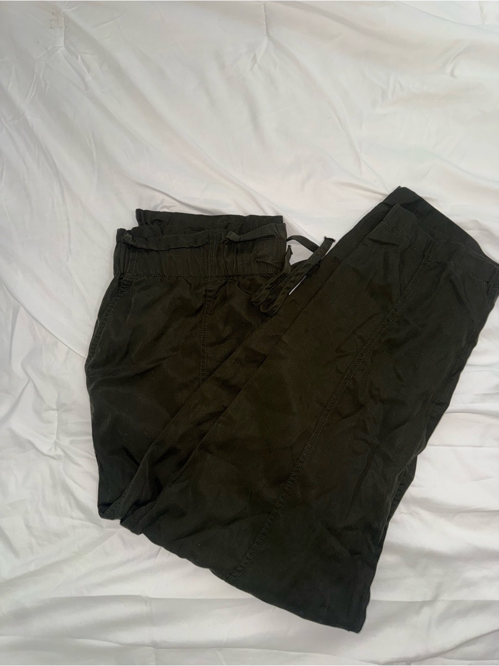 a new day Olive dark green Elastic Waist Jogger Pants
